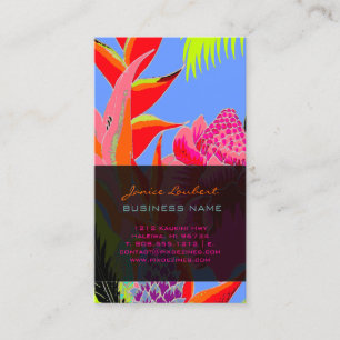PixDezines Hawaiian Jungle 3 - DIY Background Business Card