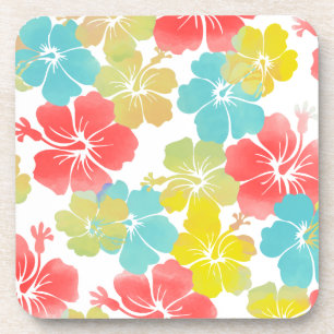 PixDezines hibiscus/diy background Coaster