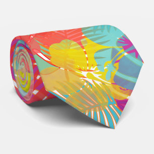 PixDezines Hibiscus/Rainforest/DIY Background Tie