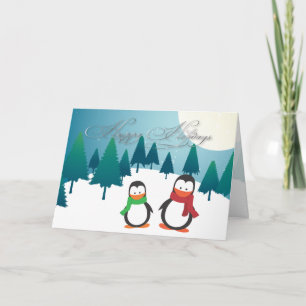 PixDezines Holiday Cards, penguins