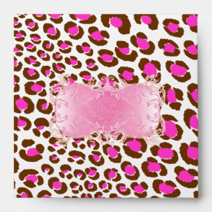 PixDezines Hot Pink Leopard for Divas Envelope