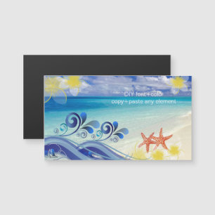 PixDezines hula wave/plumeria/starfish