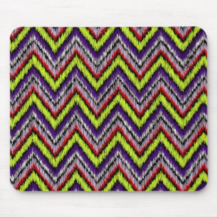 PixDezines ikat chevron/DIY background Mouse Mat