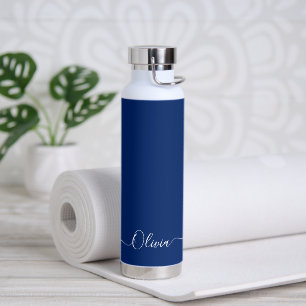 PixDezines Indigo Blue DIY Colour Water Bottle