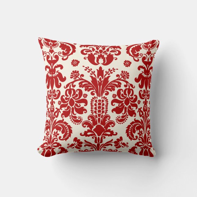 PixDezines isabella damask/diy background Cushion (Front)