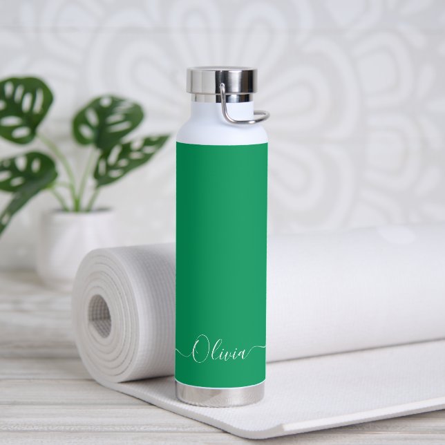 PixDezines Jade Green DIY Colour Water Bottle (Yoga)