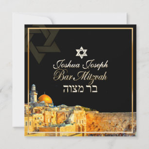 PixDezines jerusalem wall/diy background Invitation