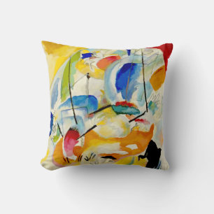 PixDezines Kandinsky 1913 Sea Battle Improv 31 Cushion