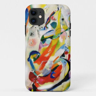 PixDezines Kandinsky 1914 abstract wall panel iPhone 11 Case