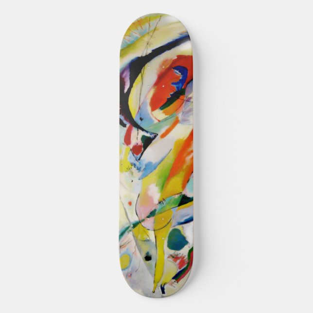 PixDezines Kandinsky 1914/abstract wall panel Skateboard (Front)