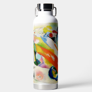 PixDezines Kandinsky 1914 abstract wall panel Water Bottle