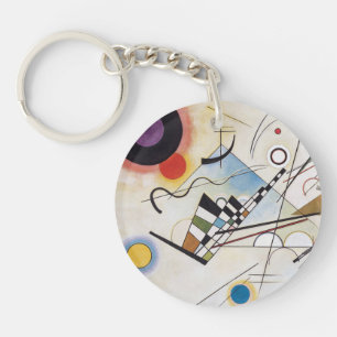 PixDezines Kandinsky 1923 Composition VIII Key Ring