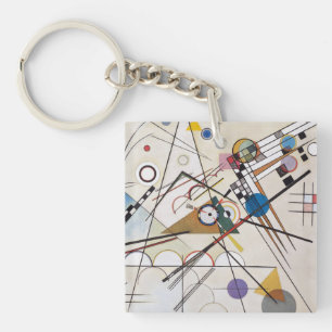 PixDezines Kandinsky 1923 Composition VIII Key Ring