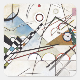 PixDezines Kandinsky 1923 Composition VIII Square Sticker