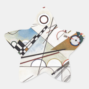 PixDezines Kandinsky 1923 Composition VIII Star Sticker