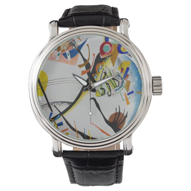 PixDezines kandinsky, blue segments 1921 Watch (Front)
