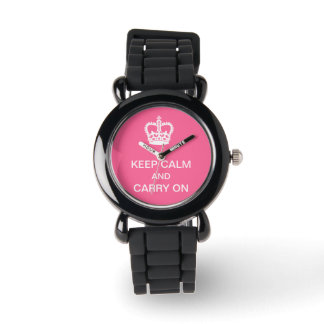 PixDezines keep calm/diy text+background colour Watch