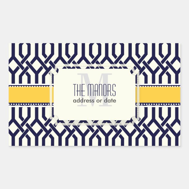 PixDezines kew trellis/DIY colours Rectangular Sticker (Front)