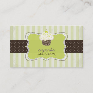 PixDezines Keylime cupcake/pâtisserie Business Card