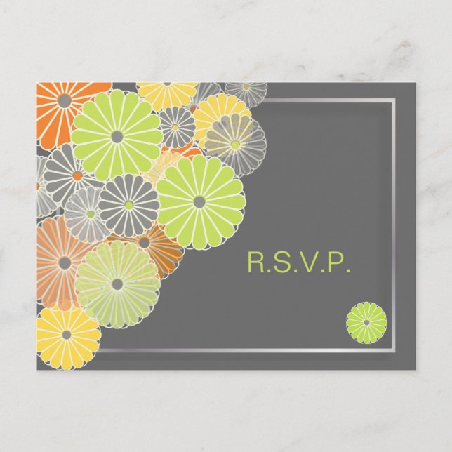PixDezines Kiku RSVP postcards/for 5x7 invites (Front)