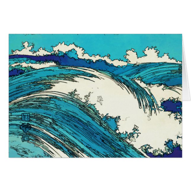 PixDezines konen uehara ocean waves, 上原 (Front Horizontal)