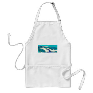 PixDezines konen uehara ocean waves, 上原 Standard Apron