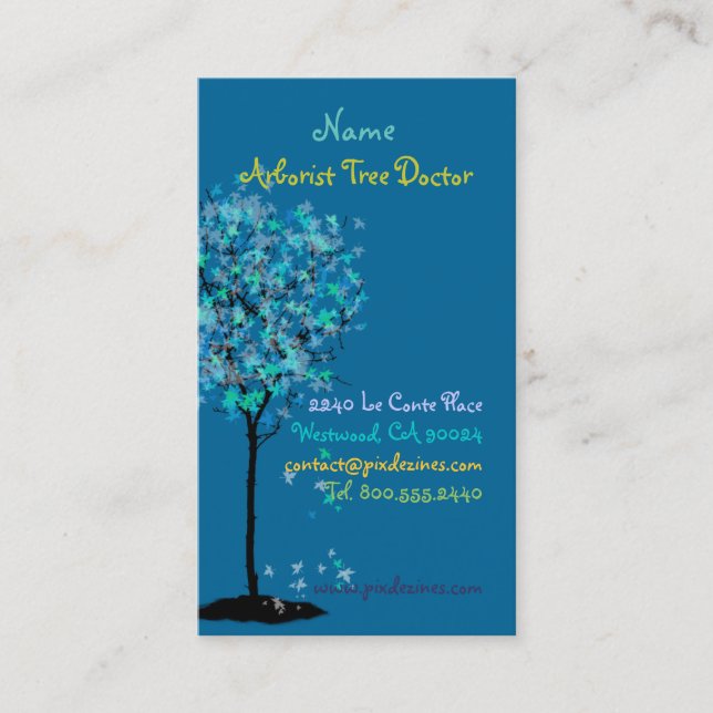 PixDezines landscaper/tree trimmers/DIY colours! Business Card (Front)