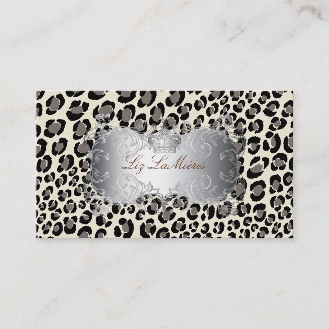 PixDezines Leopard spots / business cards (Front)