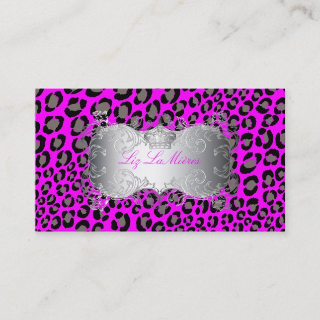 PixDezines Leopard spots / business cards (Front)