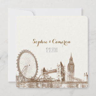 PixDezines london/DIY background color Invitation
