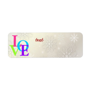 PixDezines Love, Snowflakes White + Pearl