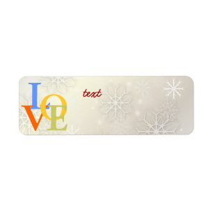 PixDezines Love, Snowflakes White + Pearl