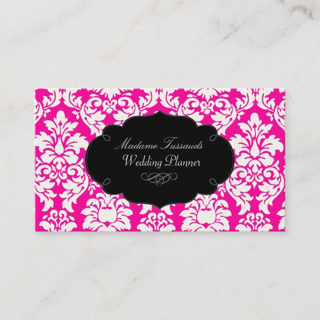 PixDezines loyalty cards/versailles damask Card (Front)