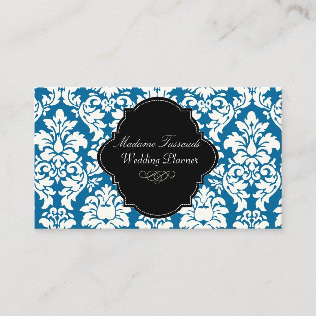 PixDezines loyalty/DIYcolor/versailles/damask Loyalty Card (Front)