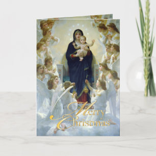 PixDezines Madonna+Angels, Holiday Greeting Cards