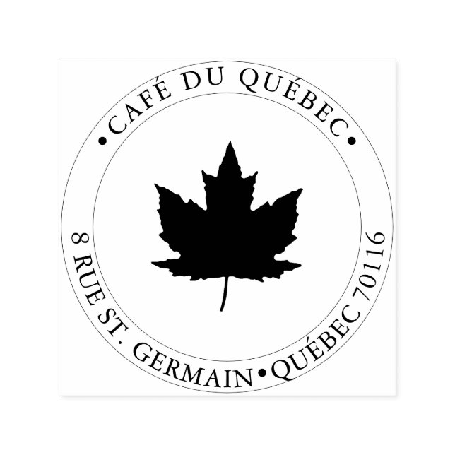 PixDezines Maple Leaf Self-inking Stamp (Design)