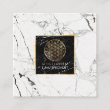 PixDezines Marble/Flower of Life/Faux Gold