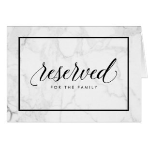 PixDezines Marble Reserved Table Sign