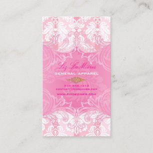 PixDezines Marie Antoinette on Pique Damask Business Card