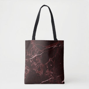PixDezines MASALA RED MARBLE Tote Bag