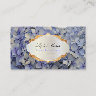 PixDezines maui blue hydrangea Business Card