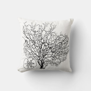 PixDezines maui coral+starfish/diy backgrounds Cushion