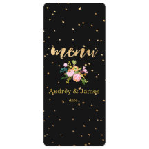 PixDezines menu floral watercolor/ranunculus