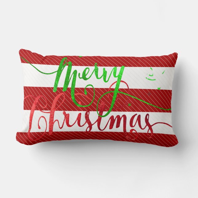 PixDezines Merry Christmas, Baby it's cold outside Lumbar Cushion (Front)