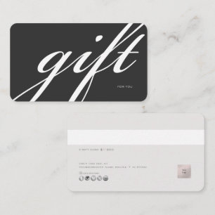 PixDezines Minimalist E Gift Card DIY colour