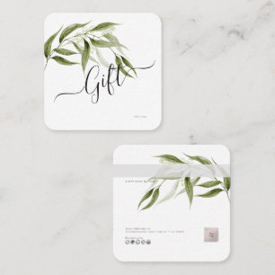PixDezines Minimalist Eucalyptus E Gift Card