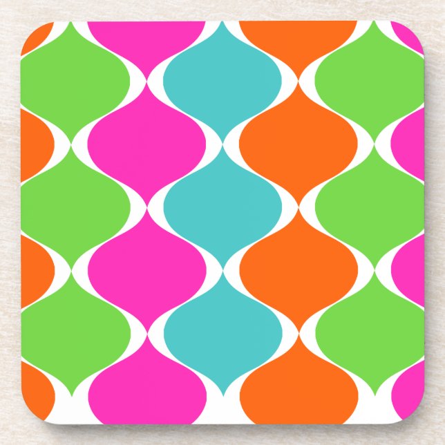 PixDezines mod ogee/diy background colour Coaster (Front)