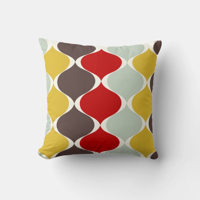 PixDezines mod ogee DIY background colour Cushion (Front)