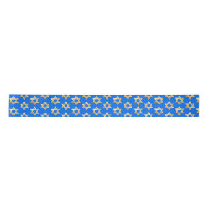 PixDezines Mod Star of David, Faux Gold Satin Ribbon