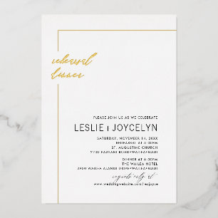 PixDezines Modern Minimal Rehearsal Dinner
